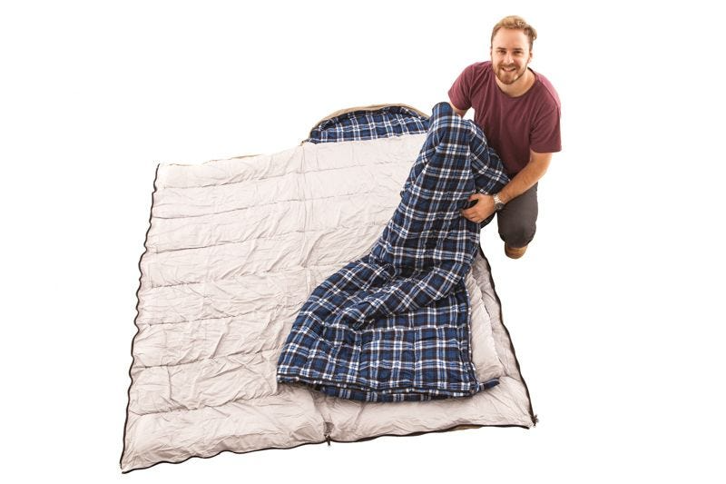 2x Adventure Kings Premium Sleeping bag -5°C to 5°C - Left and Right Zipper