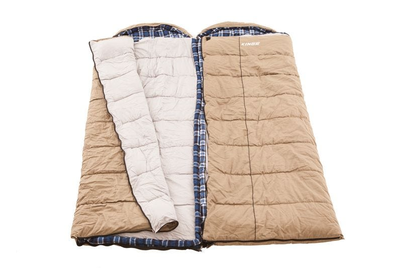 2x Adventure Kings Premium Sleeping bag -5°C to 5°C - Left and Right Zipper
