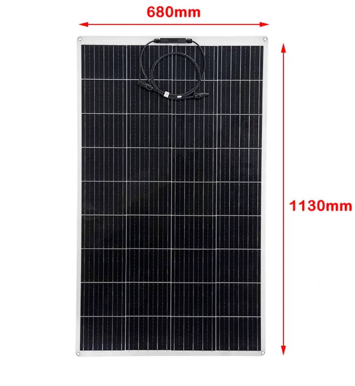 300w Semi-Flexible Solar Panel