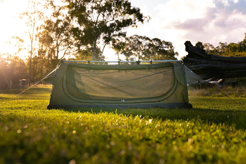 Kings Deluxe Single Swag Tent + Deluxe Storage Bag