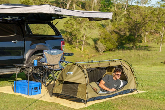 Kings Deluxe Single Swag Tent + Deluxe Storage Bag