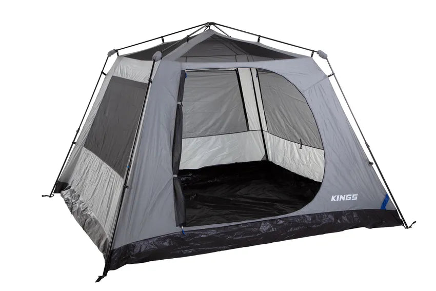 blackout tent for camping Kings Kwiky 4-6 Person Tent - Blackout - Quick Set Up