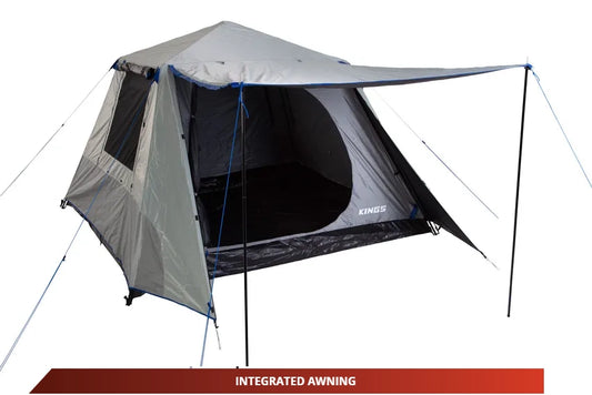 Kings Kwiky 4-6 Person Tent | Blackout | Quick Set Up | Sleeps up to 6 People