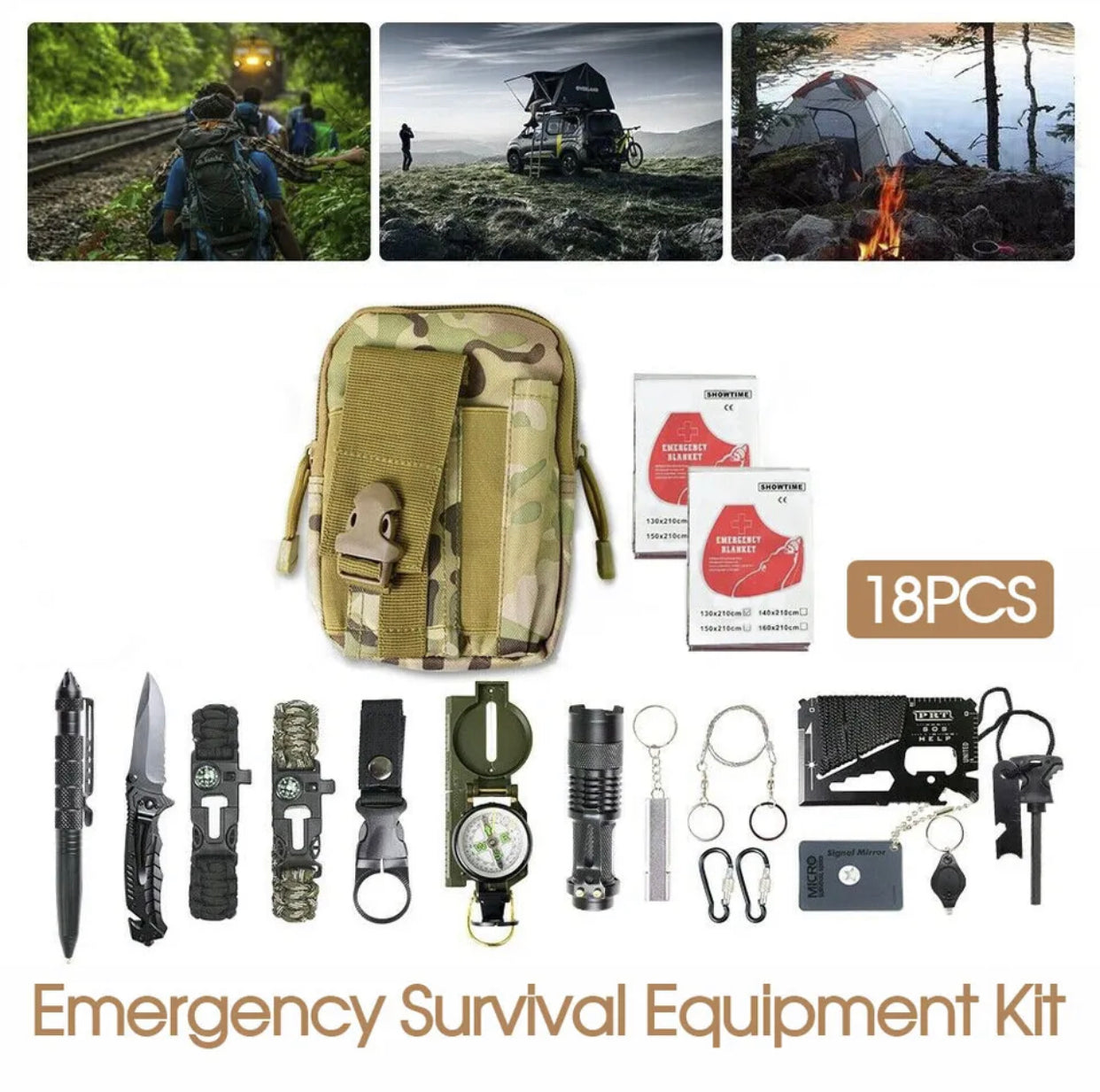 Emergency Survival Equipment Kit - jmscamping.com