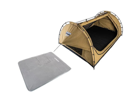 Kings Big Daddy Deluxe Double Swag Tent + 100mm Foam Self Inflating Queen Mattress