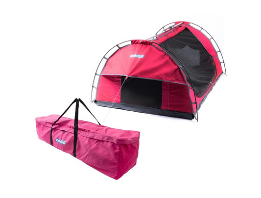 Kings Pink Double Swag + Canvas Swag Bag