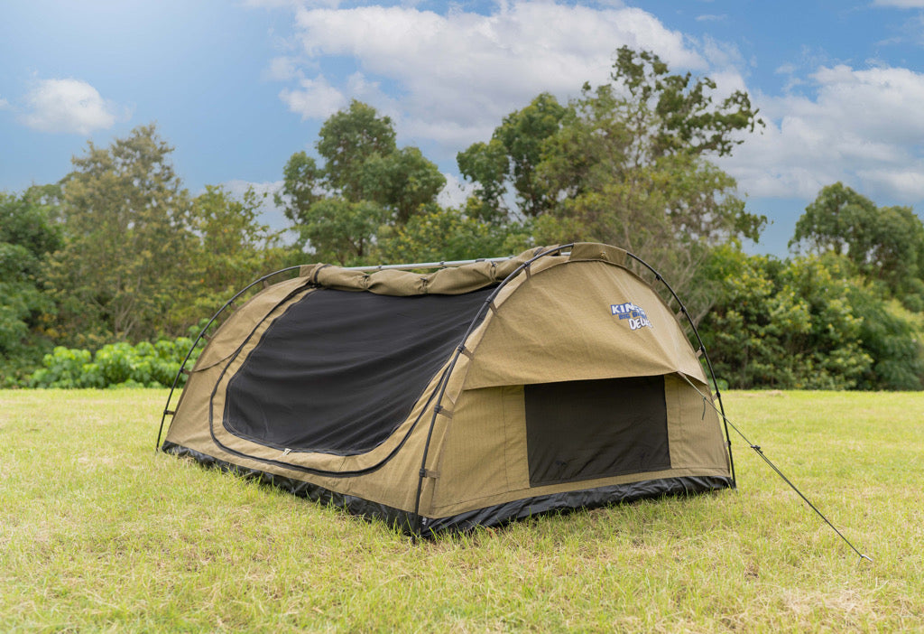 Adventure Kings Big Daddy Deluxe Double Swag Tent+ Storage Bag - jmscamping.com