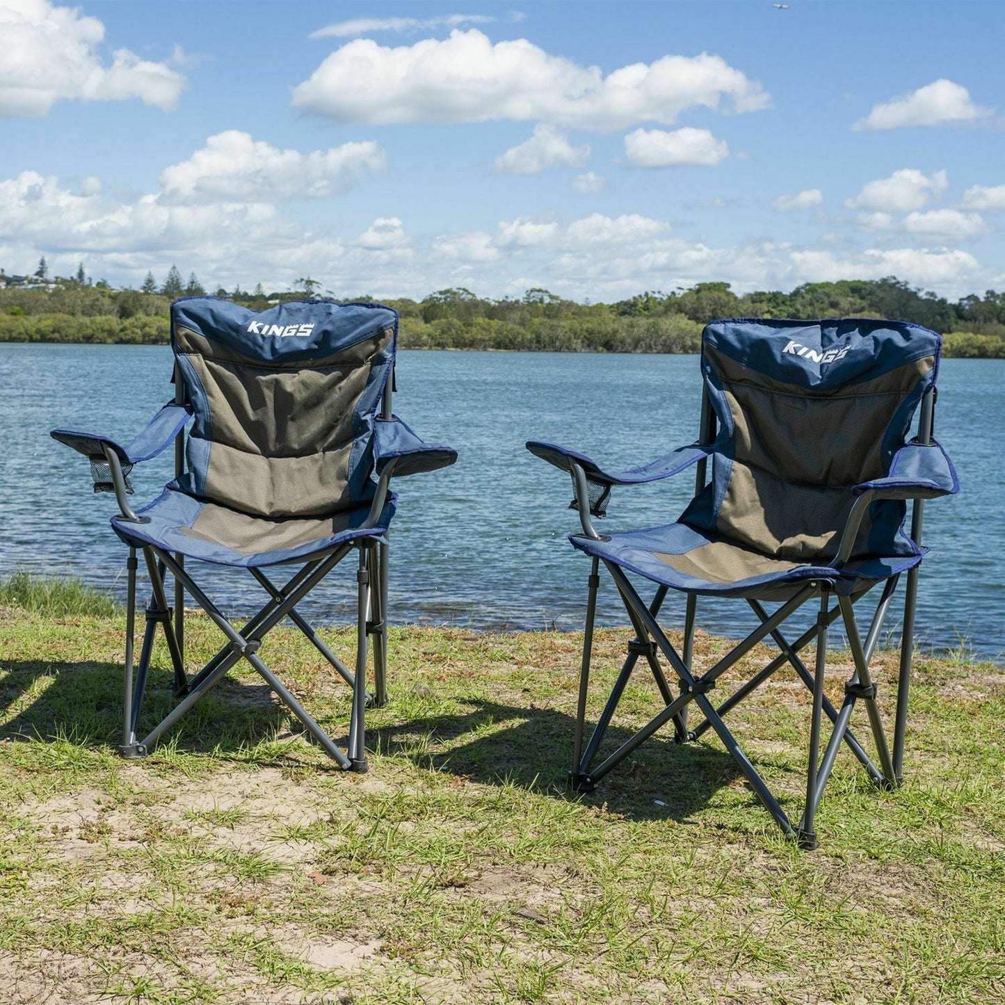 x2 King's Throne Camping Chairs - jmscamping.com