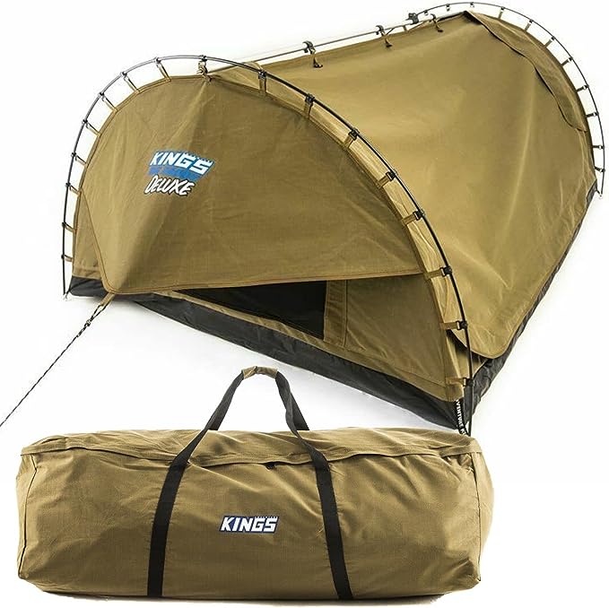 Adventure Kings Big Daddy Deluxe Double Swag Tent+ Storage Bag