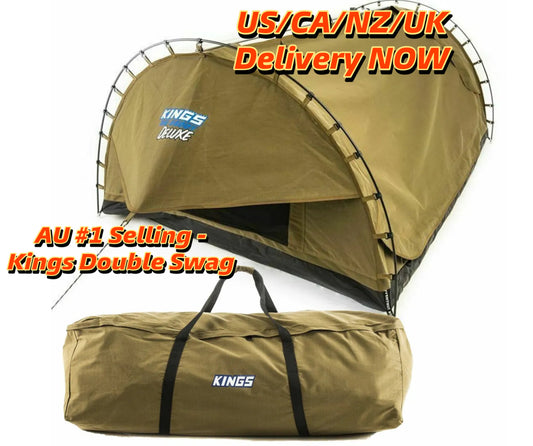 Adventure Kings Big Daddy Deluxe Double Swag Tent+ Storage Bag - JMS Camping Store