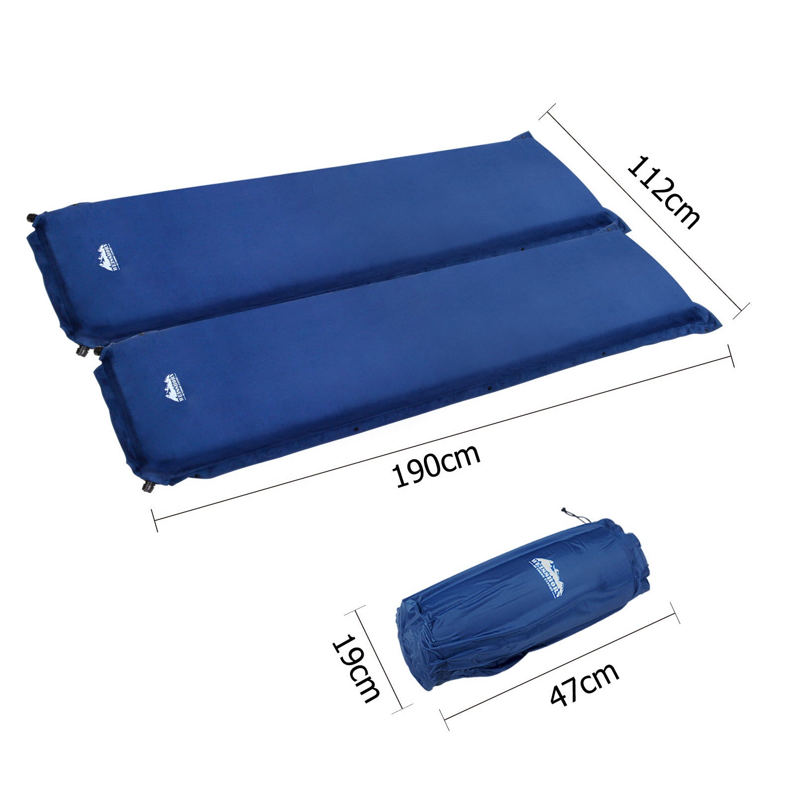 Camping Sleeping Mat Double 10cm - jmscamping.com