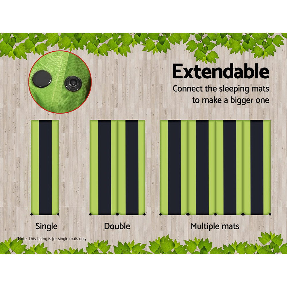 Self Inflating Mattress Single 2.5cm - jmscamping.com