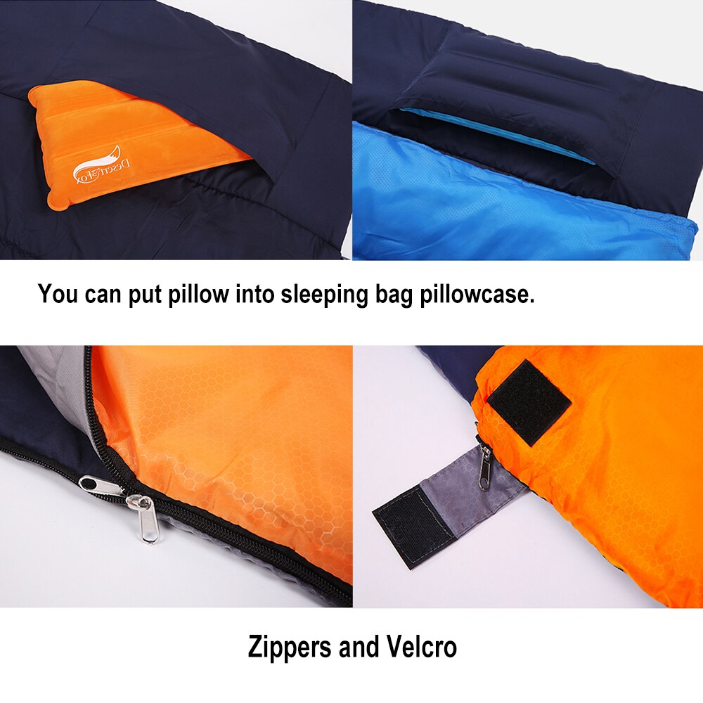 2 Person Air Pillow Lightweight Sleeping Bag - jmscamping.com