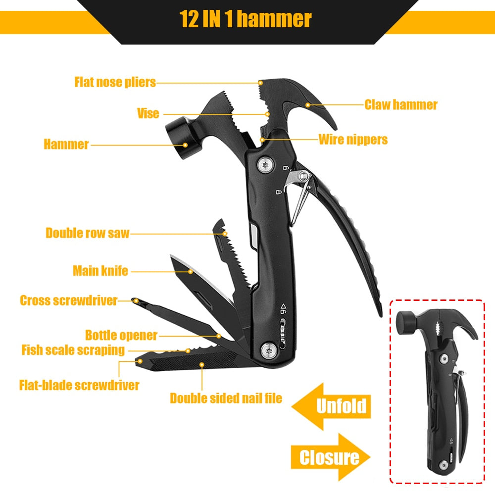 Camping Multi Tools Hammer - jmscamping.com