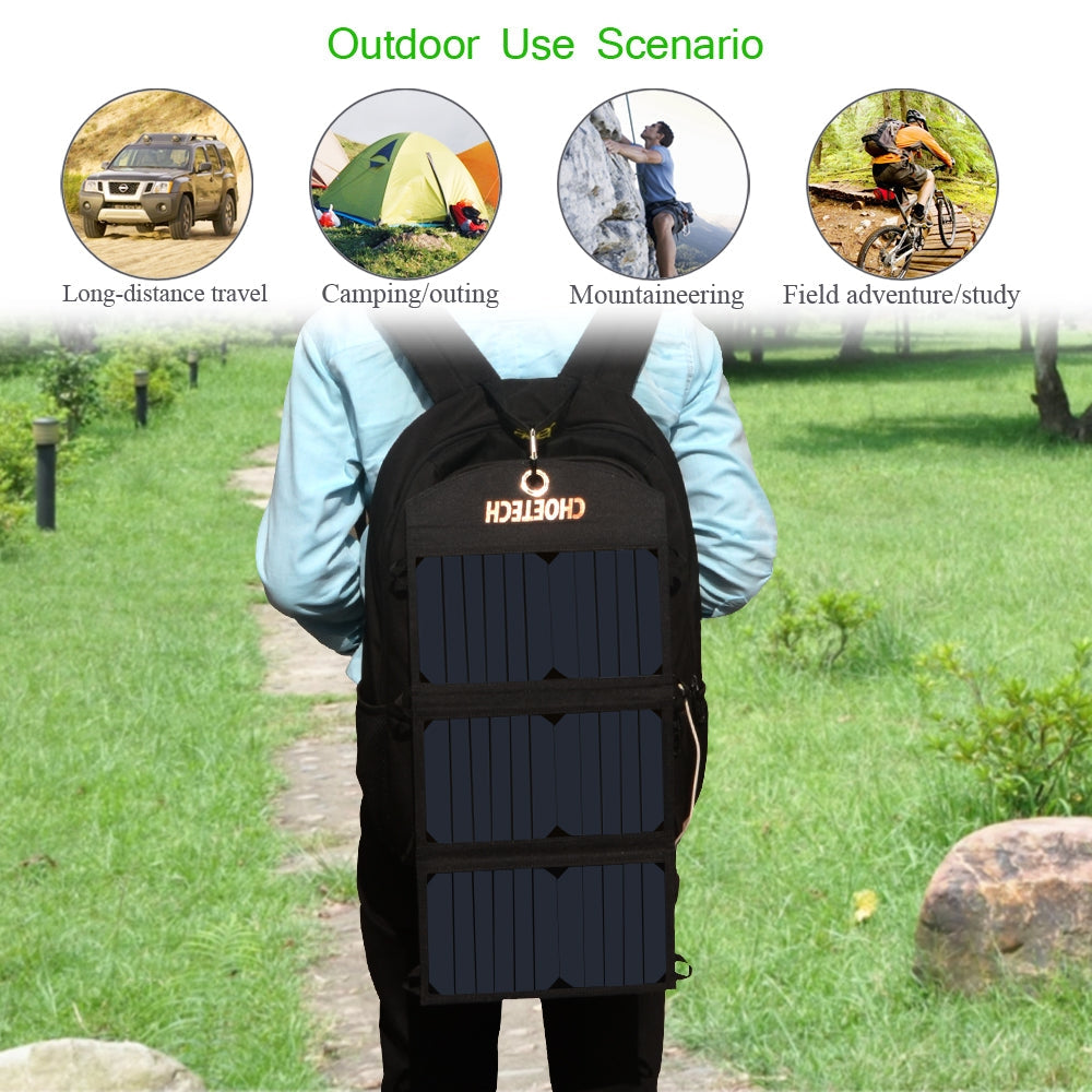 19W Portable Solar Panel Charger - jmscamping.com