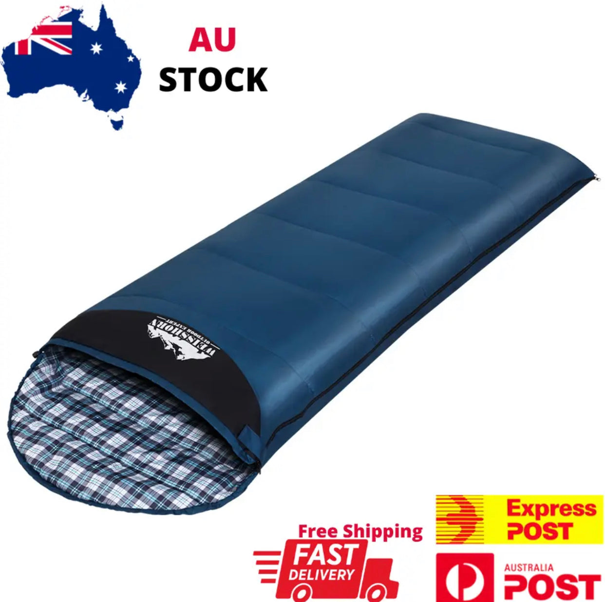 Weisshorn Sleeping Bag Single Light - jmscamping.com