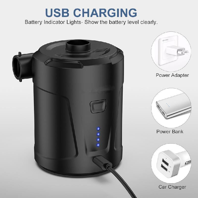 Mini Chargeable Electric Air Pump - jmscamping.com