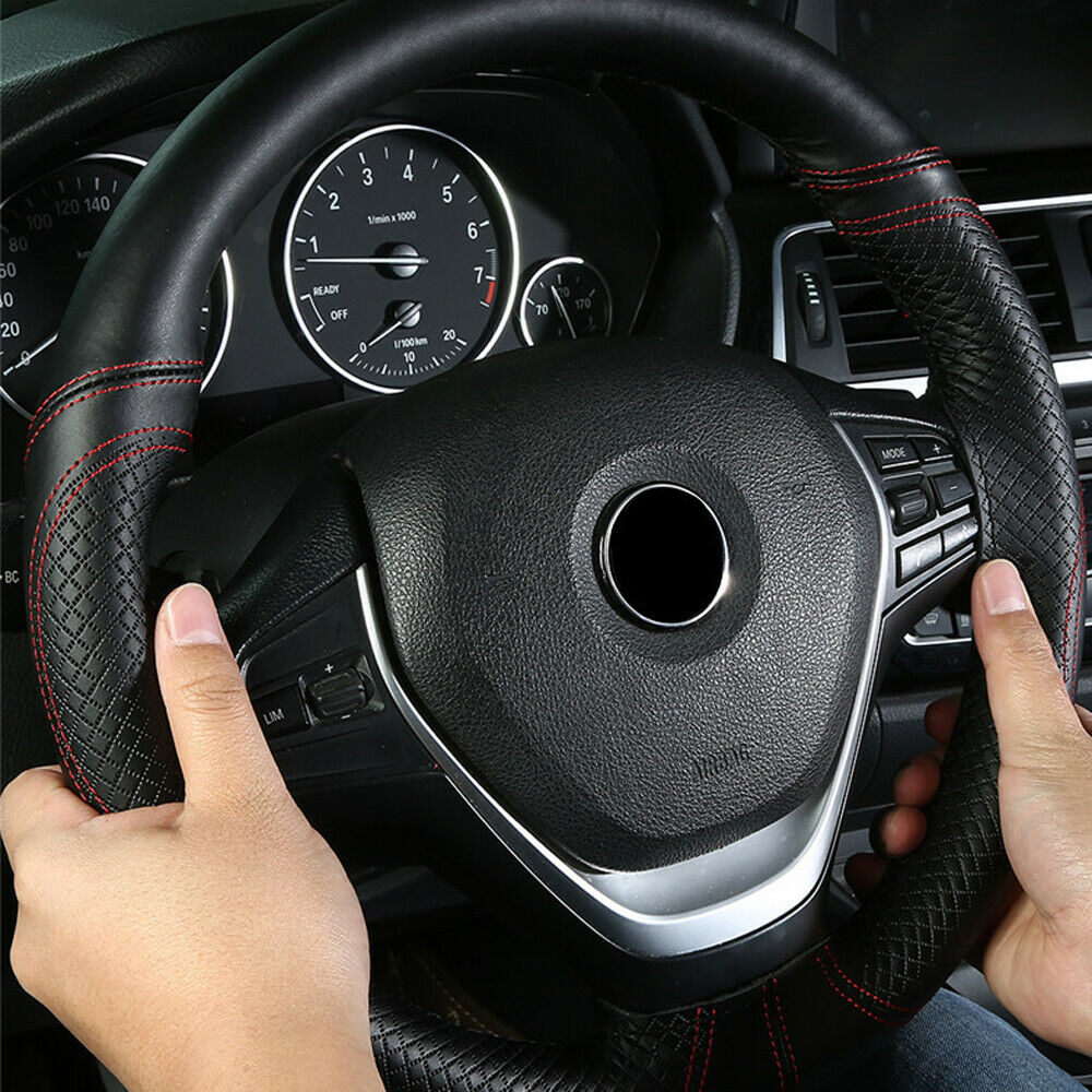 Steering Wheel Cover - Black - jmscamping.com