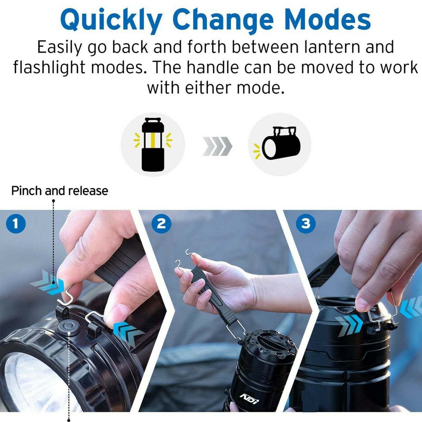 x2 LED Camping Lanterns - jmscamping.com