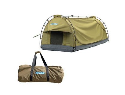Kings Deluxe Single Swag Tent + Deluxe Storage Bag