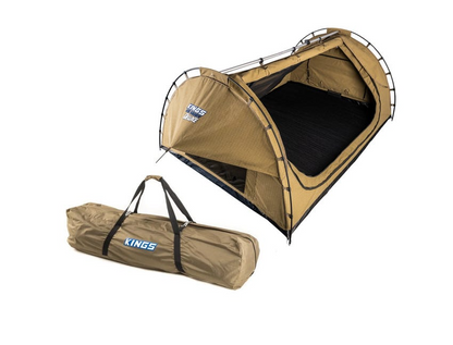 Adventure Kings Big Daddy Deluxe Double Swag Tent+ Storage Bag