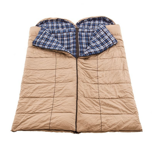 2x Adventure Kings Premium Sleeping bag -5°C to 5°C - Left and Right Zipper