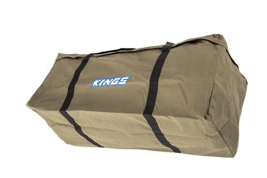 Kings Deluxe Single Swag Tent + Deluxe Storage Bag