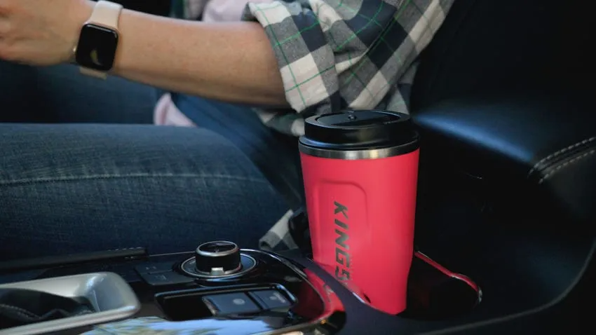 Pink Bluetooth Speaker + Pink Coffee Cup - JMS Camping