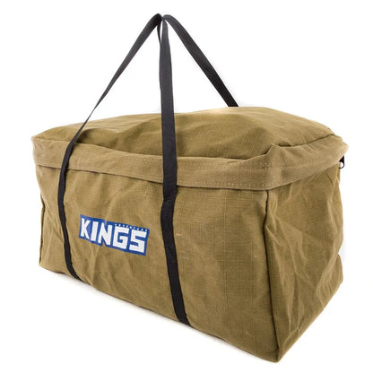 Kings Premium Camp Oven Stove | Wood-Fired BBQ | Enclosed Firepit | Steel Construction + Camp Oven BBQ Bag