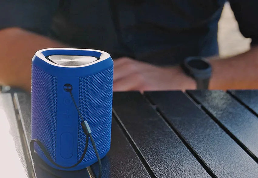Pink Blue Bluetooth Speaker + Pink Coffee Cup