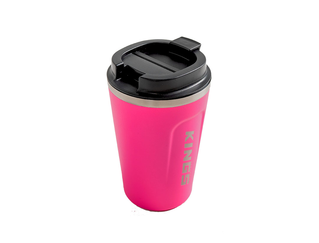 Pink Bluetooth Speaker + Pink Coffee Cup - JMS Camping