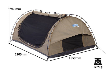 Adventure Kings Big Daddy Deluxe Double Swag Tent+ Storage Bag