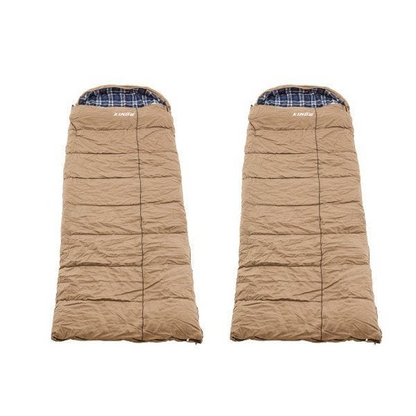 2x Adventure Kings Premium Sleeping bag -5°C to 5°C - Left and Right Zipper