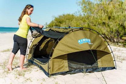 Adventure Kings Big Daddy Deluxe Double Swag Tent+ Storage Bag