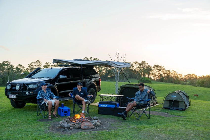 Kings Deluxe Single Swag Tent + Deluxe Storage Bag