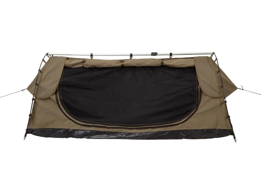 Kings Deluxe Single Swag Tent + Deluxe Storage Bag Single Swag + Canvas Storage Bag