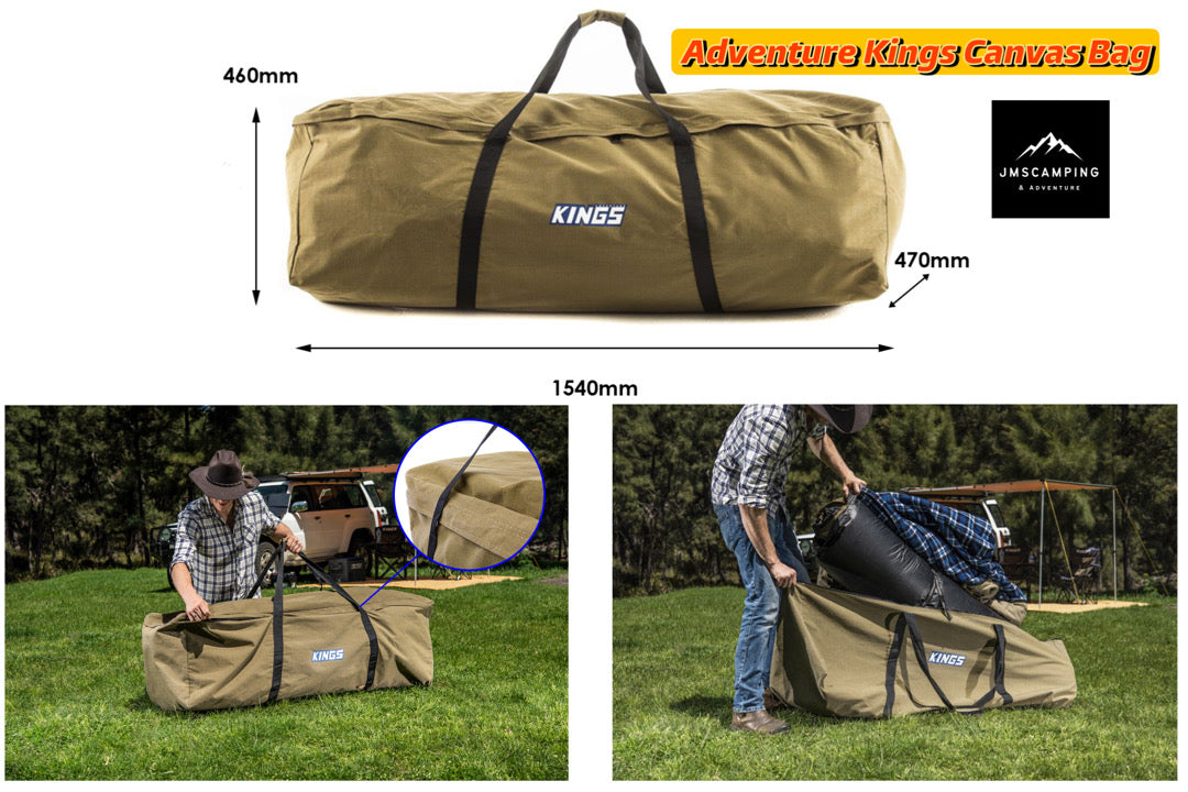 Adventure Kings Big Daddy Deluxe Double Swag Tent+ Storage Bag - jmscamping.com