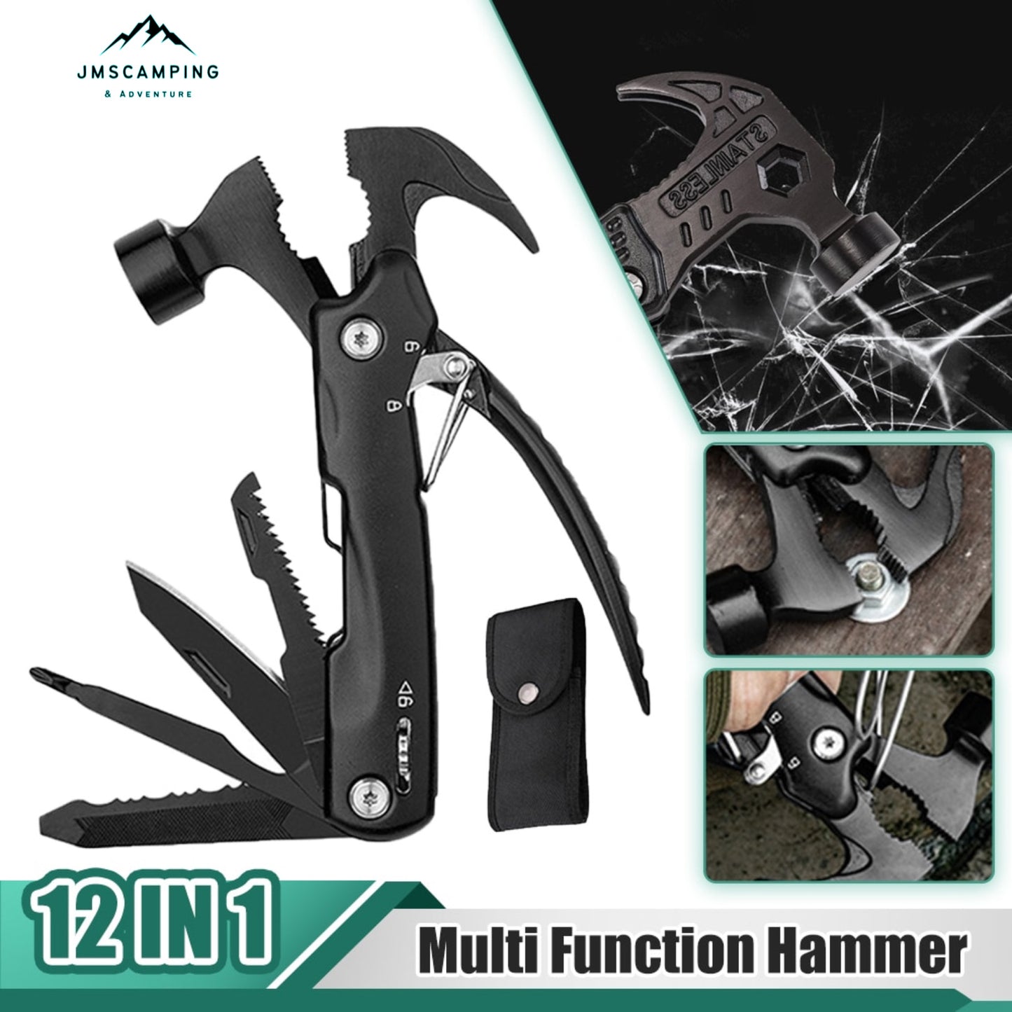 Camping Multi Tools Hammer - jmscamping.com