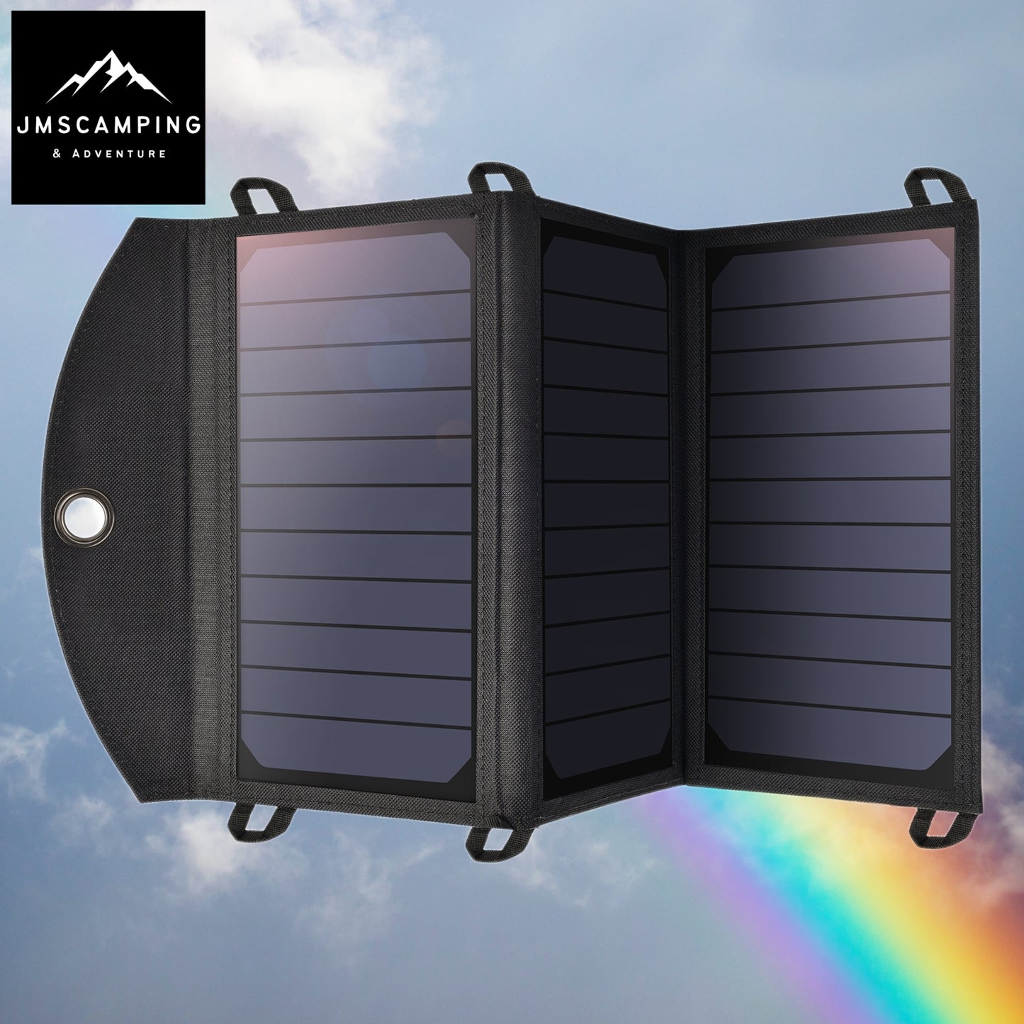 19W Portable Solar Panel Charger - jmscamping.com