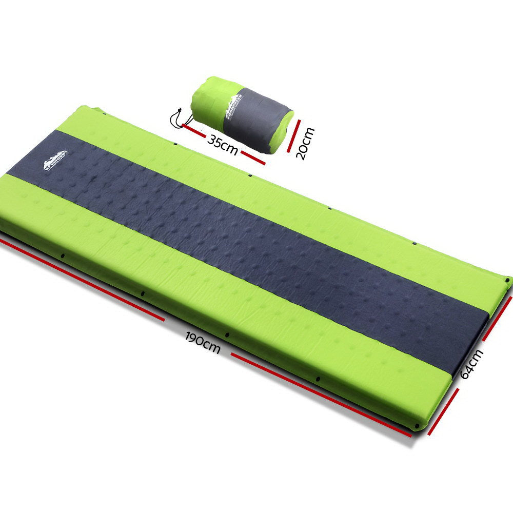 Self Inflating Mattress Single 2.5cm - jmscamping.com