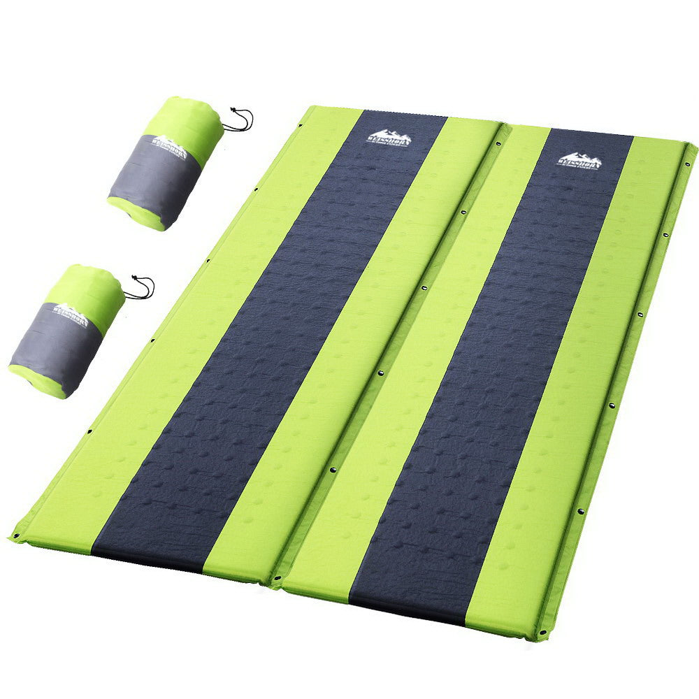 Self Inflating Camping Sleeping Air Bed Double 2.5cm - jmscamping.com