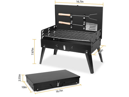 BBQ Portable Charcoal Grill - jmscamping.com