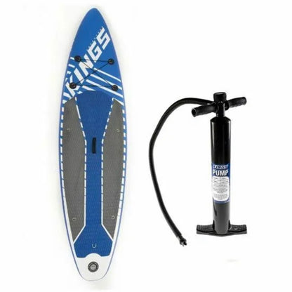 Adventure Kings Inflatable Stand-Up Paddle Board + Single-Action Paddleboard Pump - JMS Camping Store