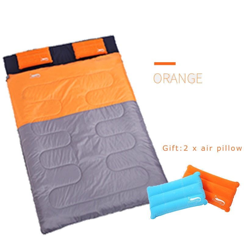 2 Person Air Pillow Lightweight Sleeping Bag - jmscamping.com