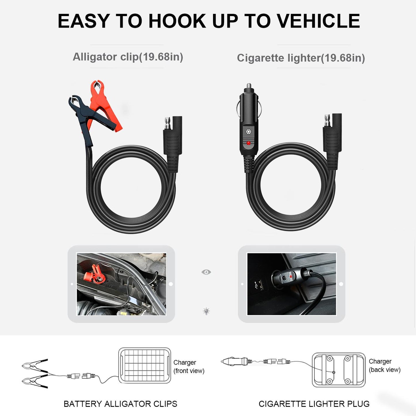 12V Solar Panel Kit Trickle Car Boat Battery - jmscamping.com