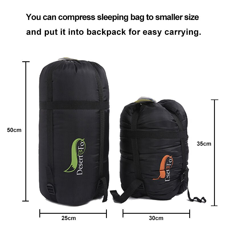 2 Person Air Pillow Lightweight Sleeping Bag - jmscamping.com