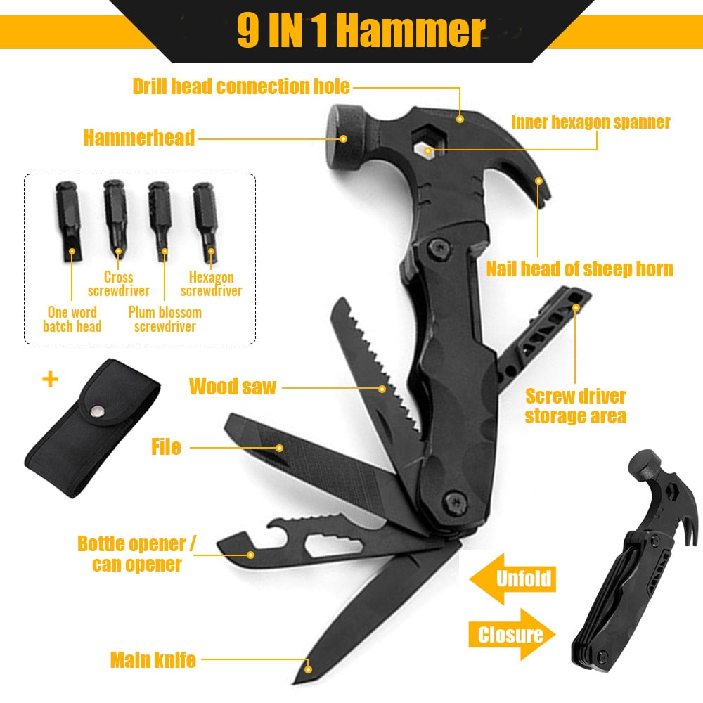 Camping Multi Tools Hammer - jmscamping.com