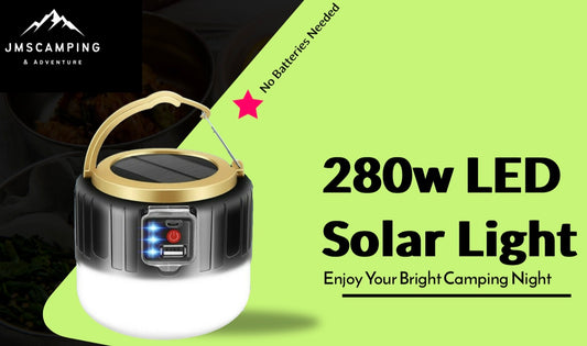 280w LED Solar Light - jmscamping.com