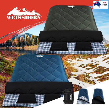 Weisshorn Sleeping Bag Double - jmscamping.com