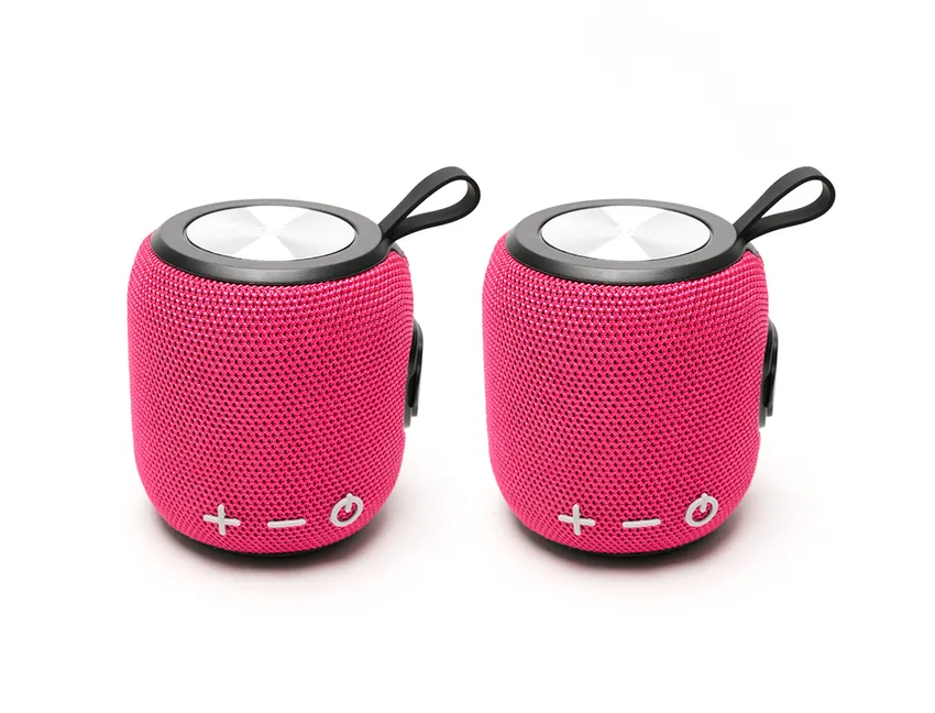 Pink Bluetooth Speaker + Pink Coffee Cup - JMS Camping